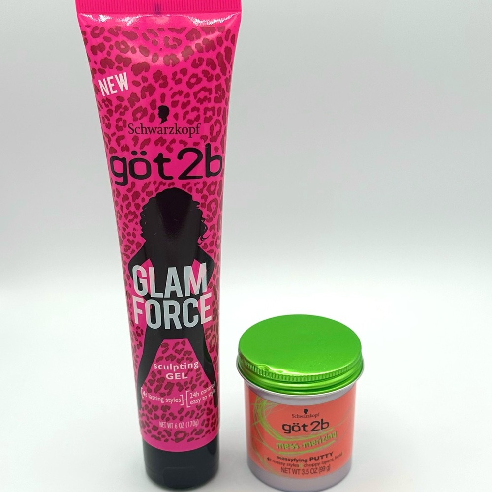 Got2b | Bundle Mess-Merizing Messyfying Putty Glam Force Sculpting Gel New